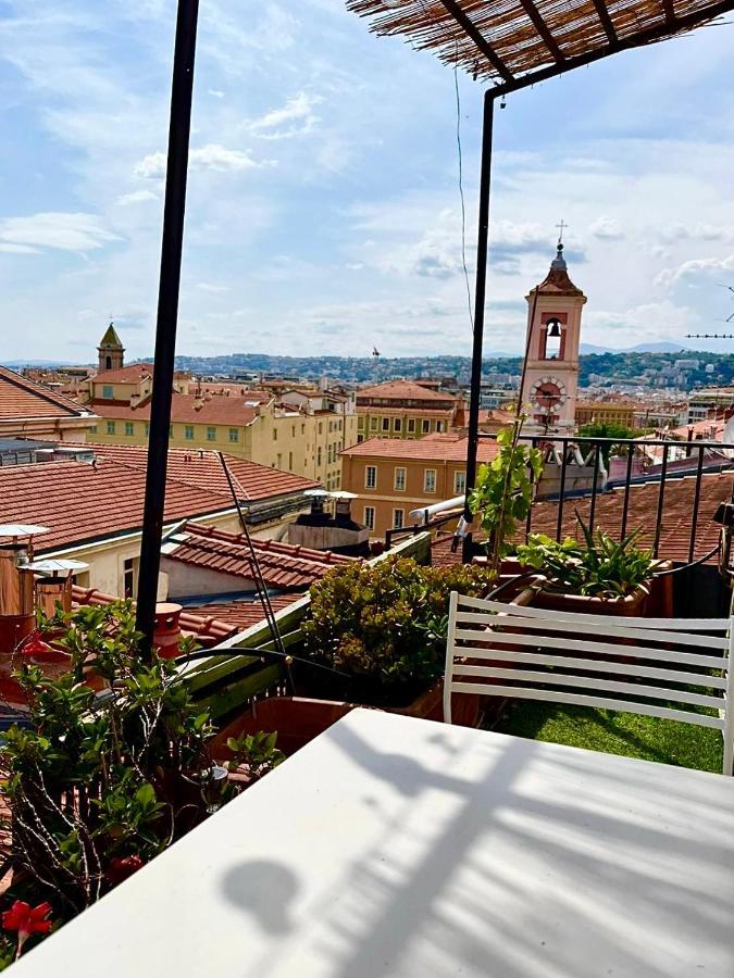 Cosy Penthouse Old Town Sea View Little Terraces Air Conditionned Ница Екстериор снимка